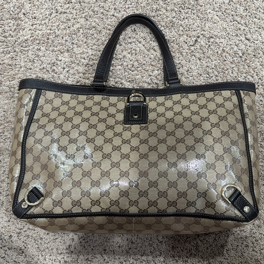 Authentic Gucci abbey-D ring tote